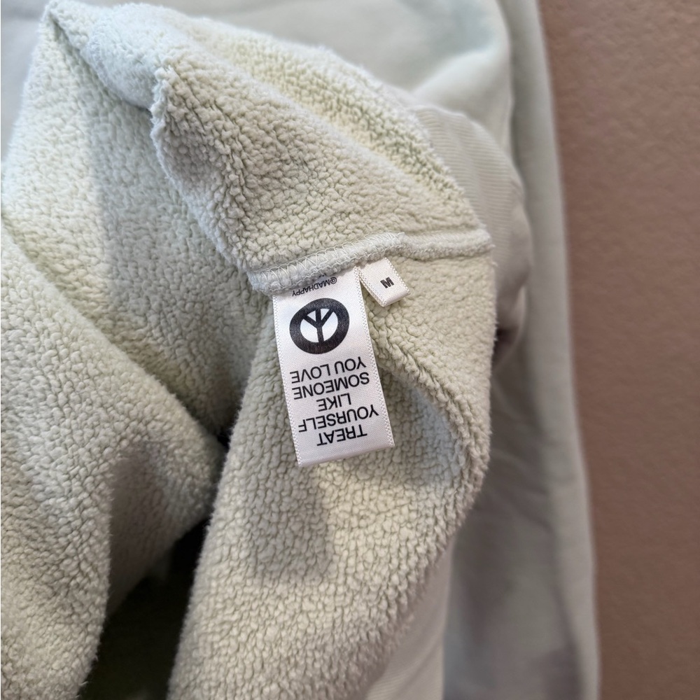 LIKE NEW Madhappy Summer Outdoors Fleece Hoodie - Lime RARE - Picture 16 of 16